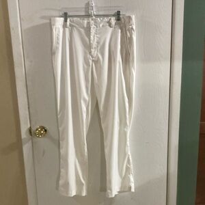 Men's NIKE DRI FIT White Golf Pants.